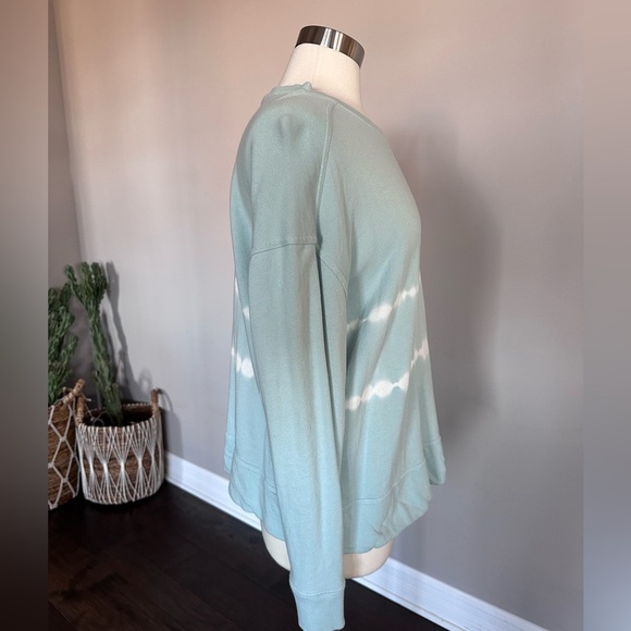 Universal Thread Sweatshirt Cotton Crewneck/Pullover Tie Dye Mint Womens Large - Picture 2 of 8